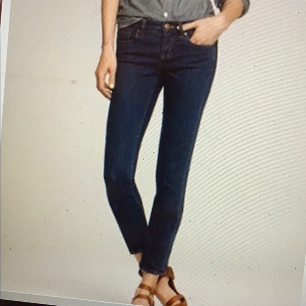 J. Crew Factory Toothpick Stretch Jeans s 24